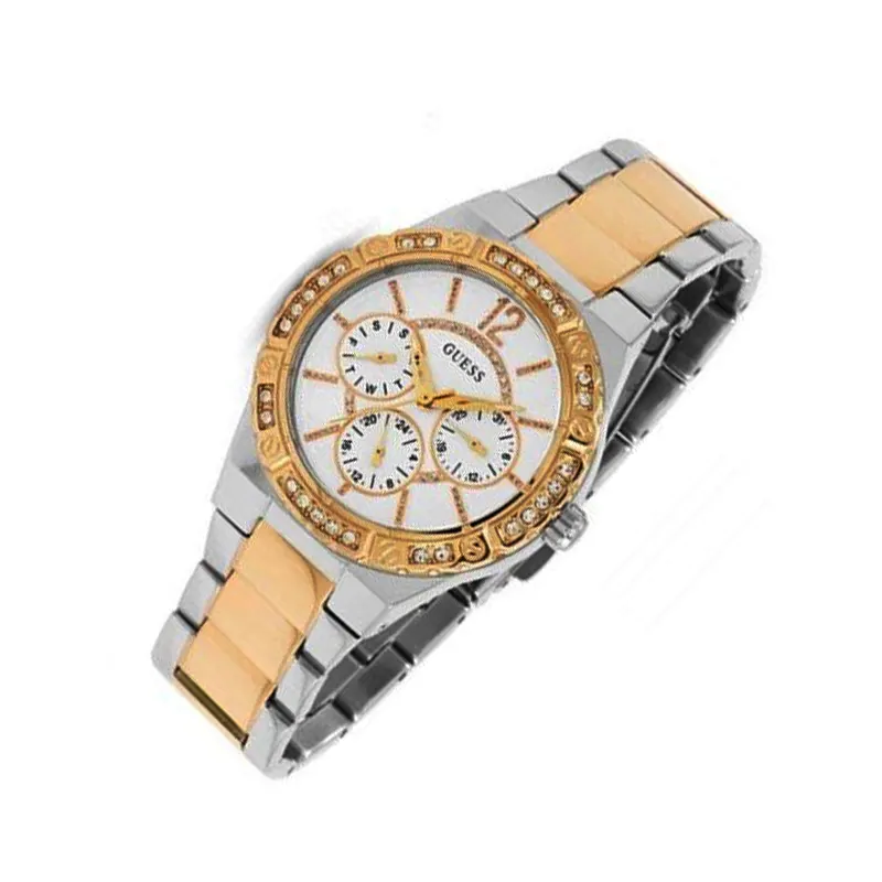 Guess Envy White Dial Dual tone Casual Ladies Watch W0845L6 Watch Shop BD